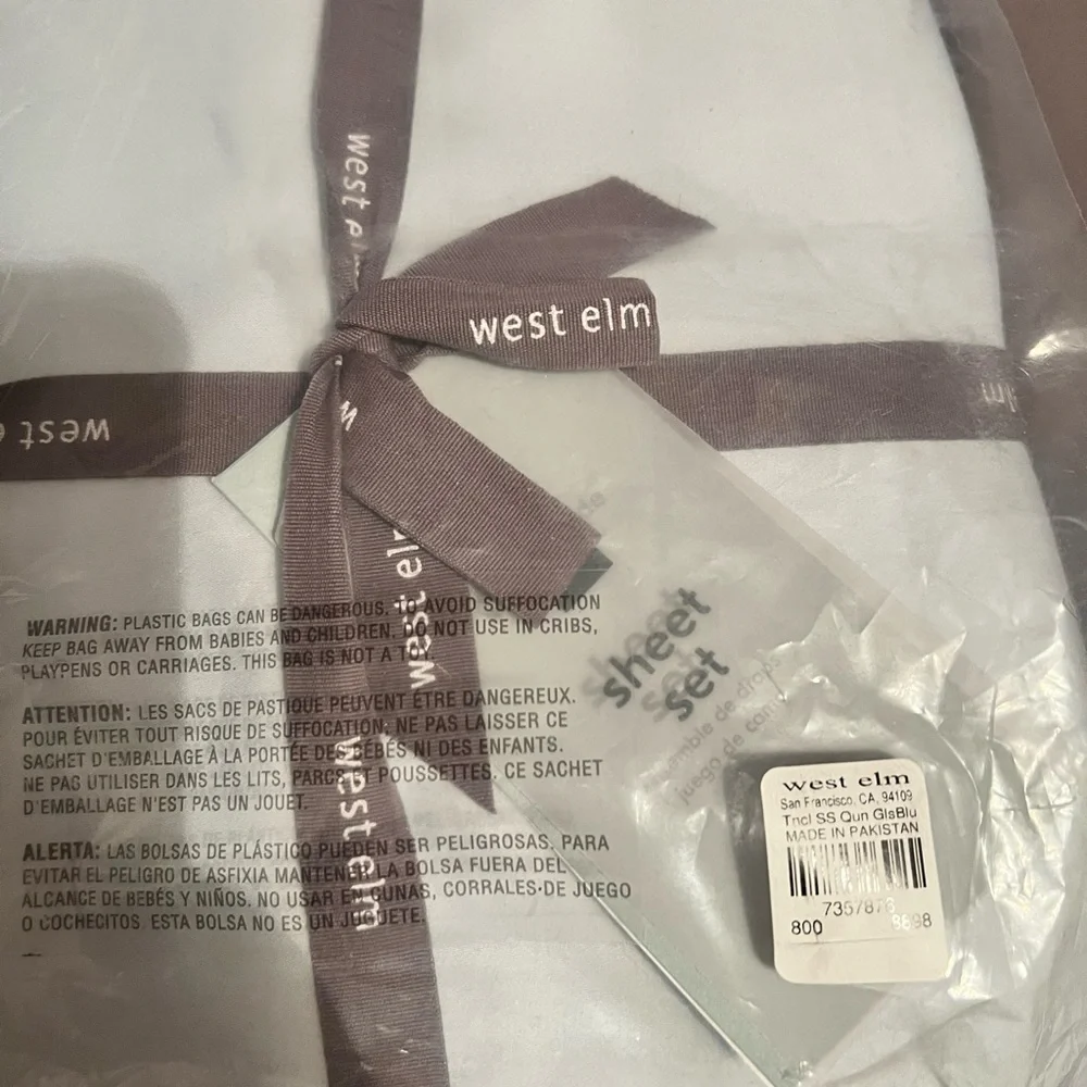 2 sets West Elm Tencel Sheet sets